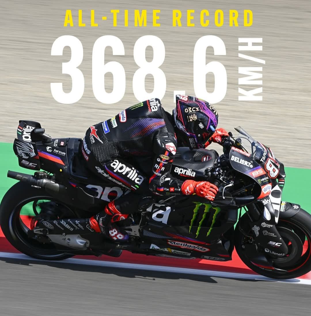 New speed record by Aprilia