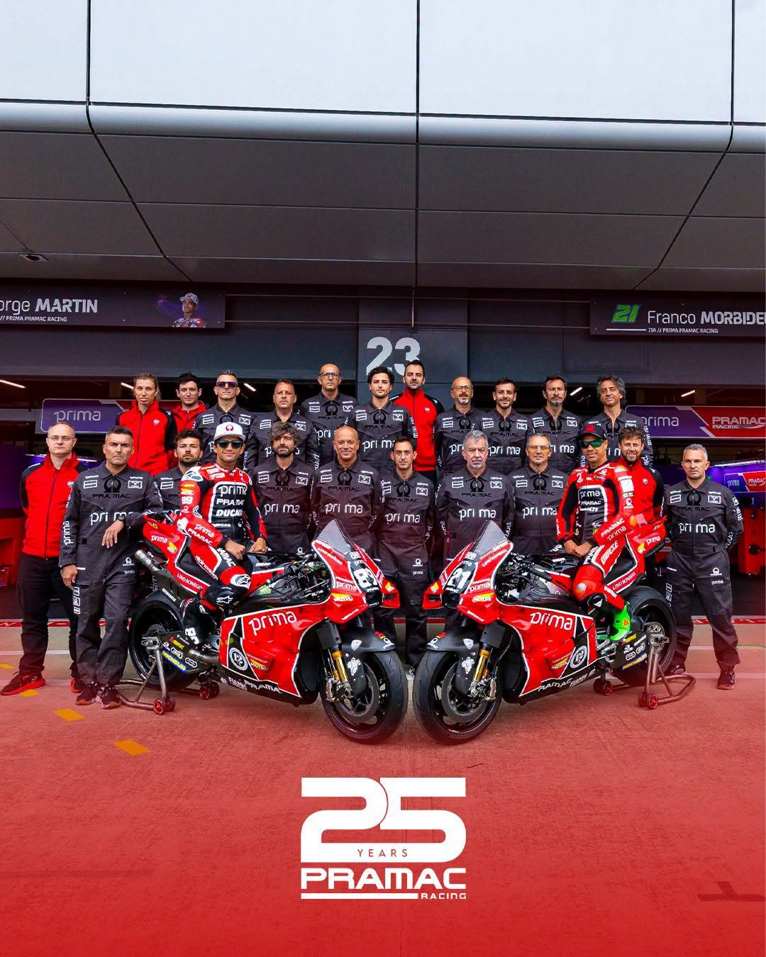 Two anniversaries at once for Pramac Racing!