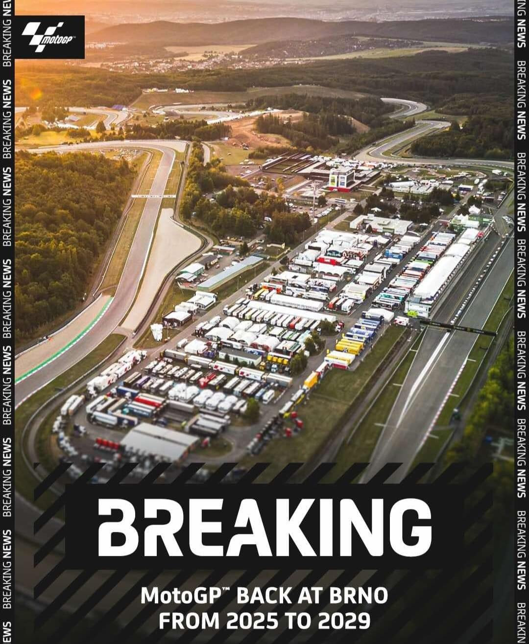 Brno back as a GP in 2025