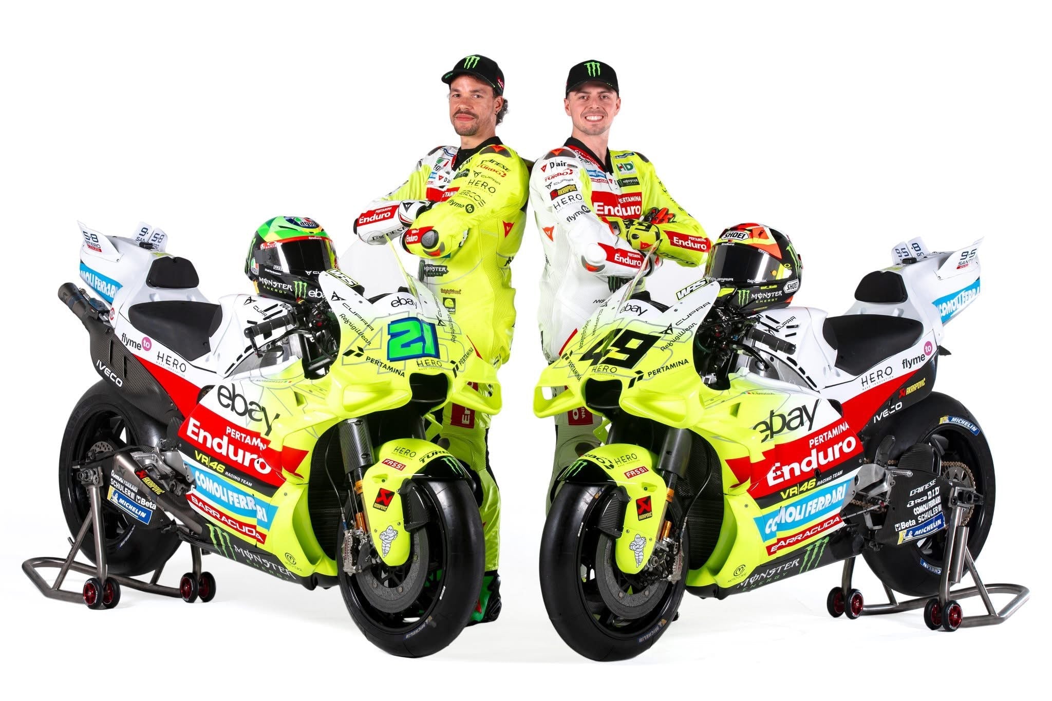 Pertamina Enduro VR46 racing teams new colors