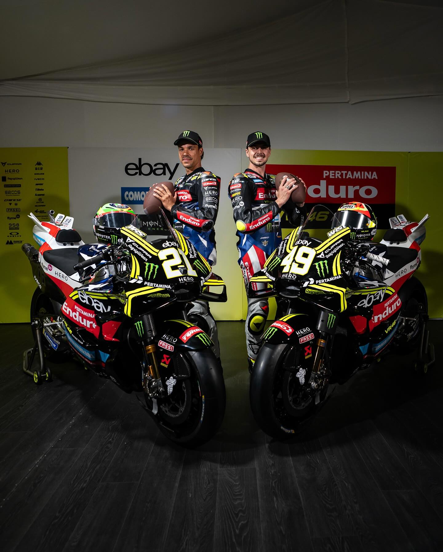 Team VR46 new livery for the American GP