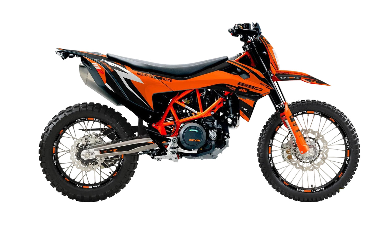 KTM 690 Enduro R GRAPHICS - "Torque Reloaded" (Orange) - MotoProWorks