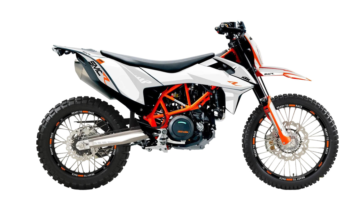 KTM 690 Enduro GRAPHICS - "Swift" (White) - MotoProWorks