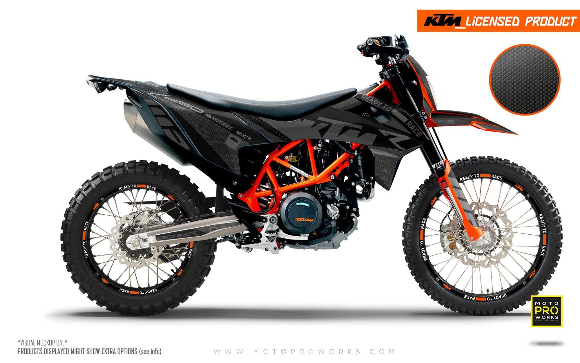 KTM 690 Enduro GRAPHICS RR Tech 2.0.2.2 Black MotoProWorks