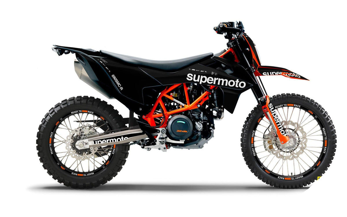 KTM 690 Enduro GRAPHICS - "Type" (Black) - MotoProWorks