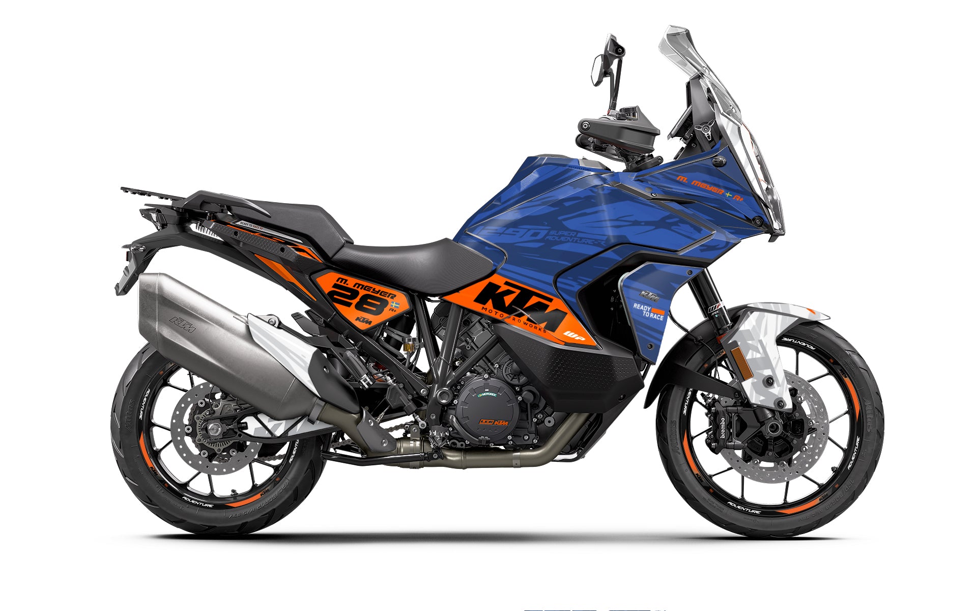 KTM 1290 Super Adventure GRÁFICOS - "Fragment" (Azul)