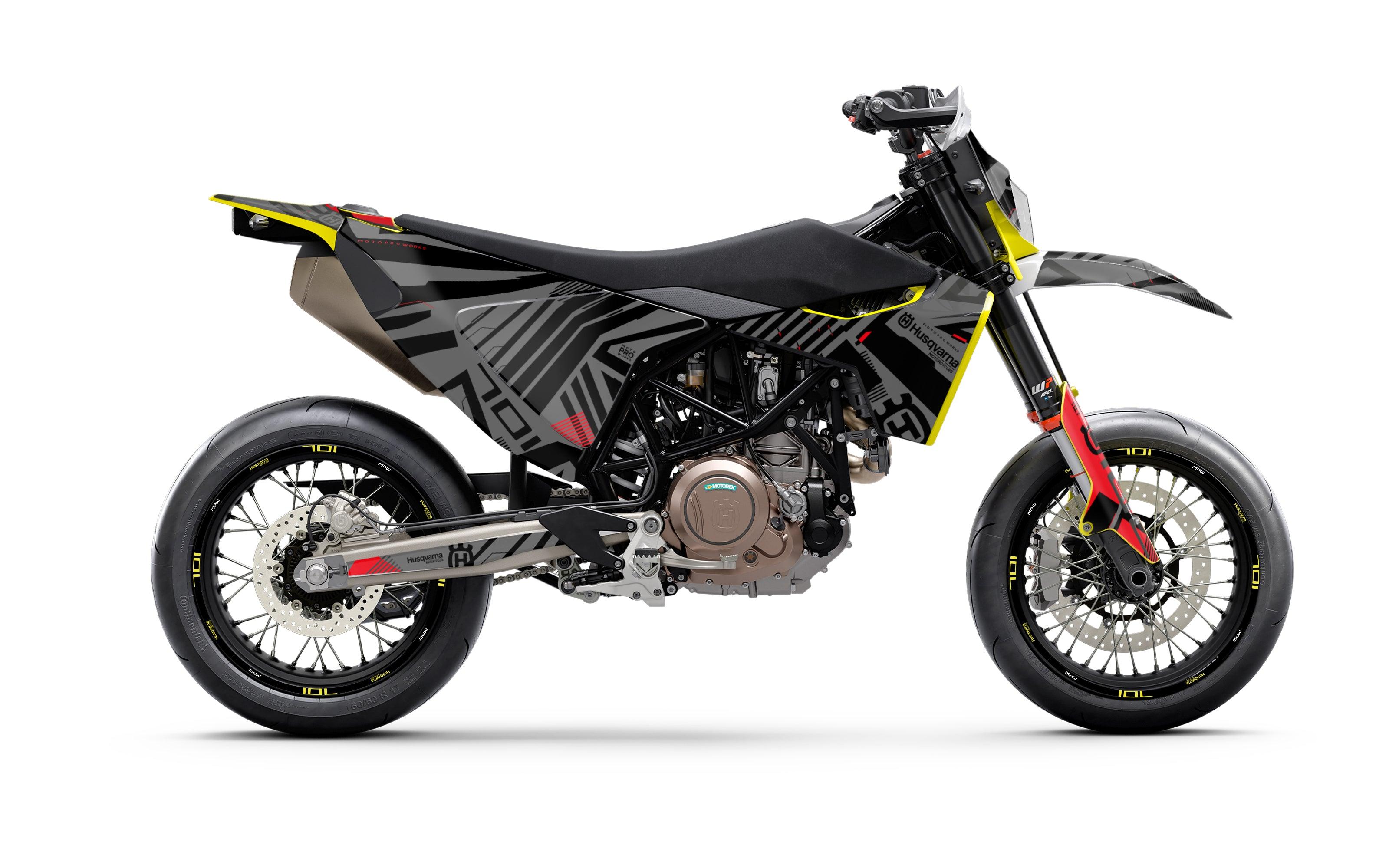 Husqvarna 701 GRAPHICS - "Edgerunner" (Black) - MotoProWorks