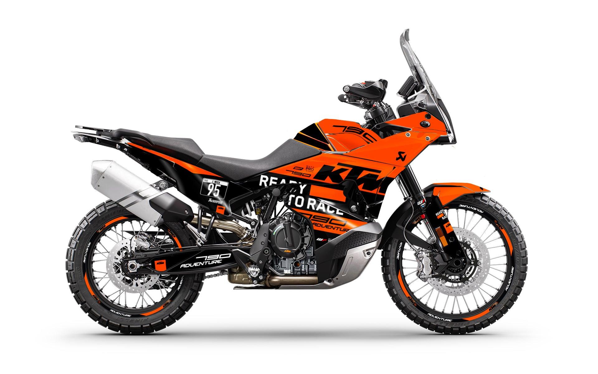 KTM 790/890 Adventure R/S GRAPHICS - "Explorer" (Orange) - MotoProWorks