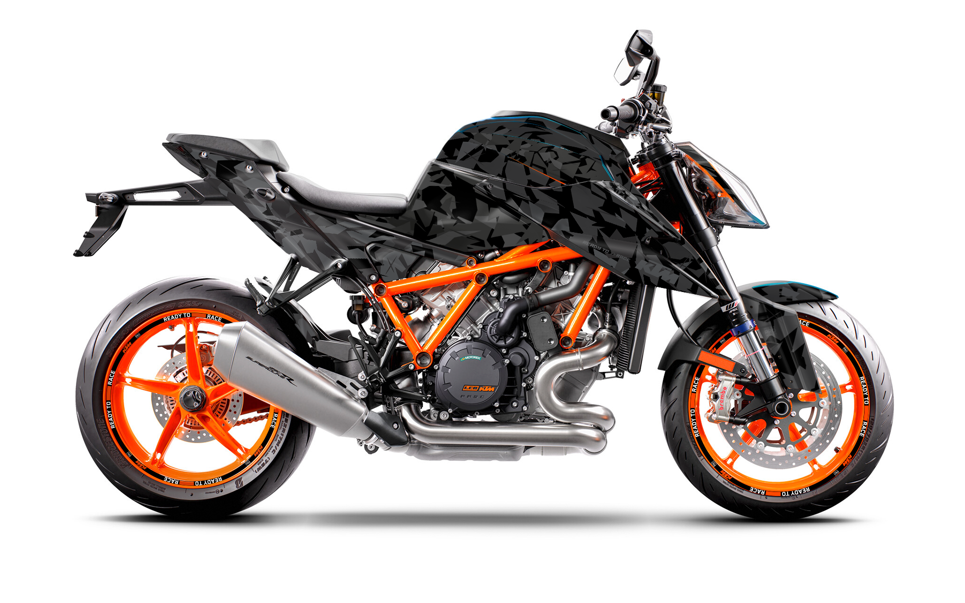 KTM 1290 Super Duke R GRAPHICS - "Flake" (Stealth)