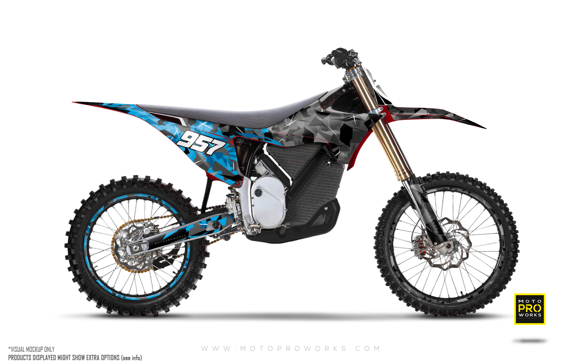 Stark Future - VARG GRAPHICS - "Flake" (Black/Light Blue) - MotoProWorks