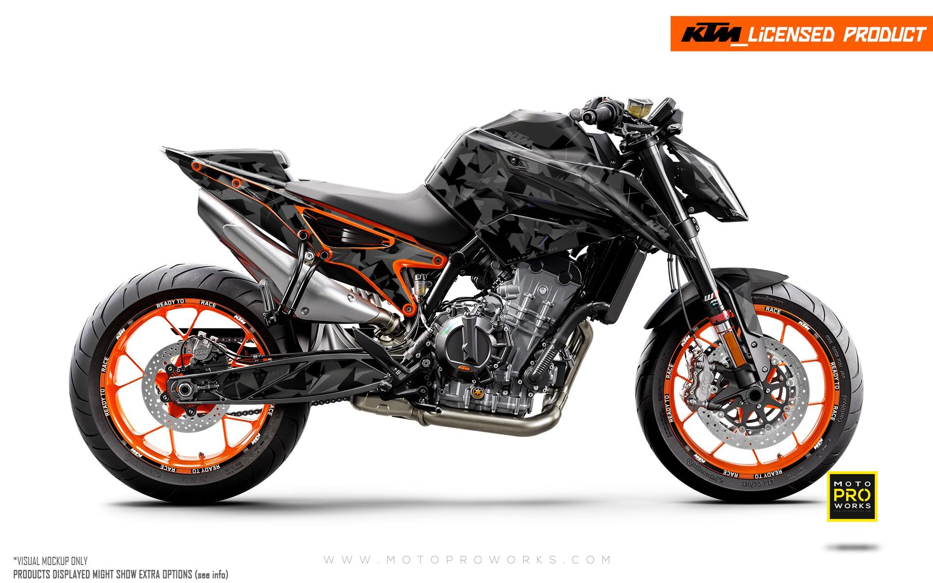 KTM 790/890 Duke GRAPHICS - "Flake" (Stealth) - MotoProWorks