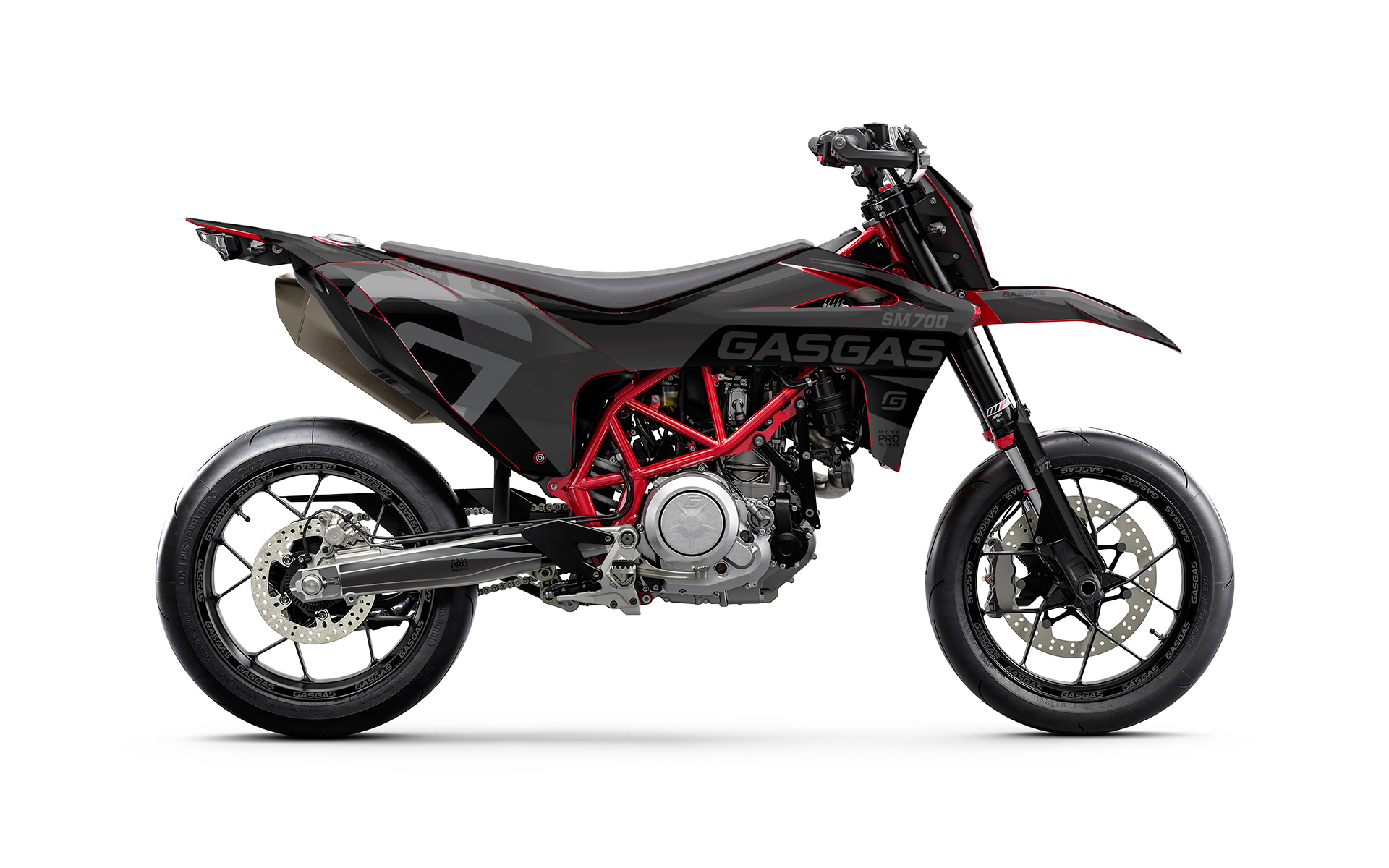 GASGAS SM 700 GRÁFICOS - "Torque" (Preto)