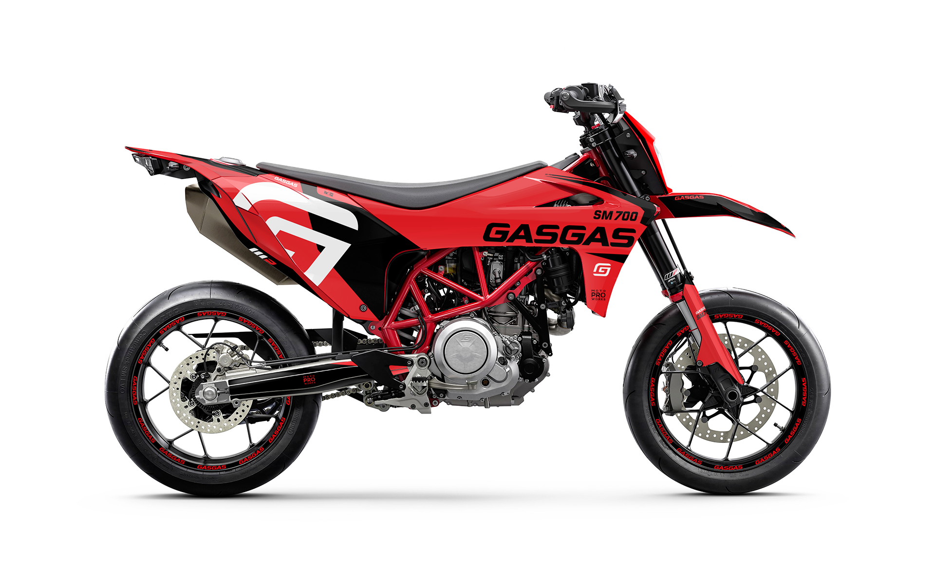 GASGAS SM 700 GRÁFICOS - "Torque" (Vermelho)
