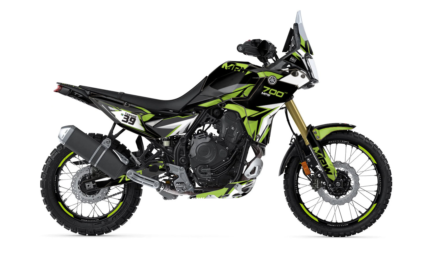 Yamaha Tenere 700 Dekor - "Horizon" (Grøn)