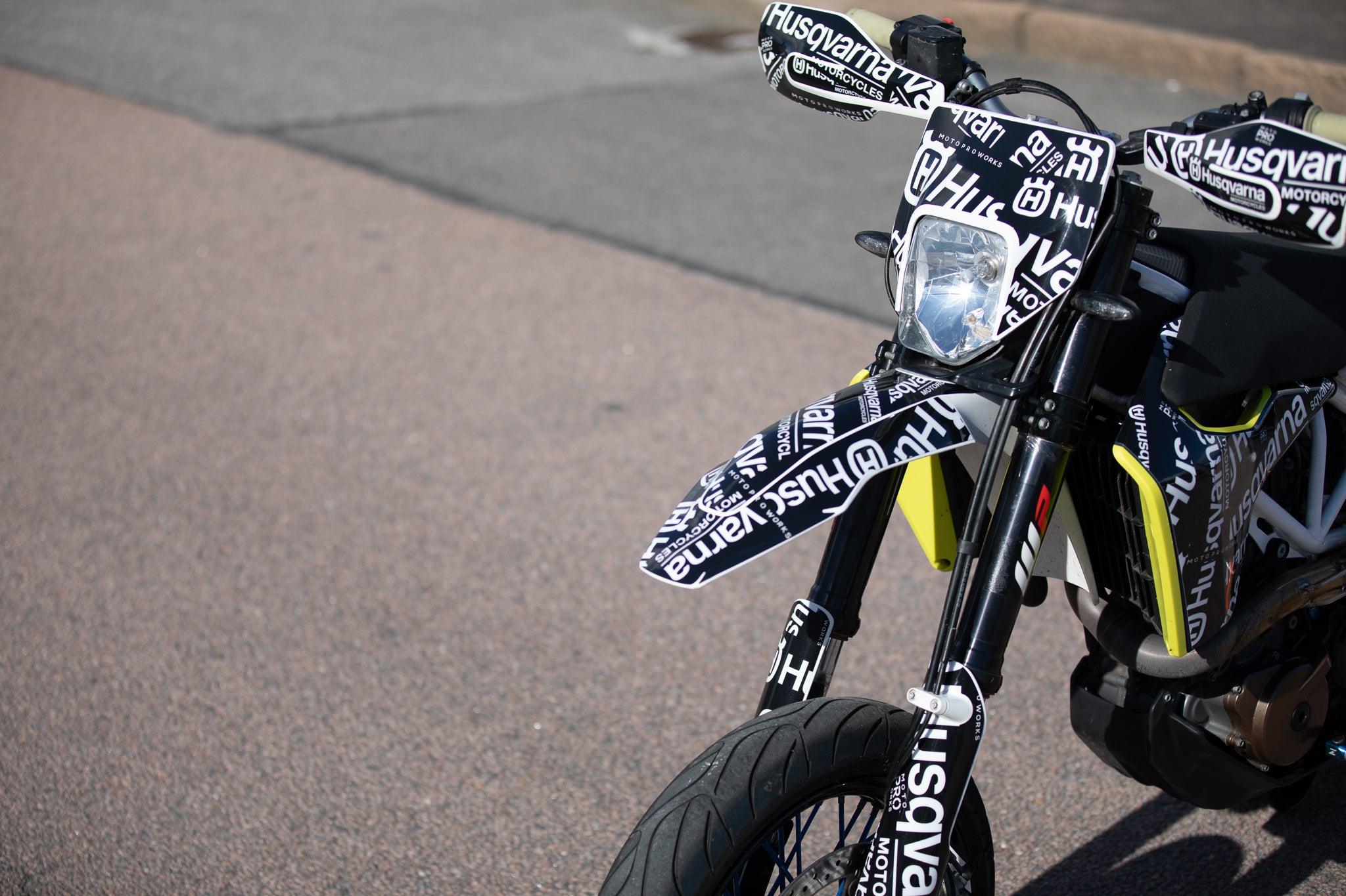 Husqvarna 701 Supermoto GRAPHICS - "Prototype" (Black) - MotoProWorks