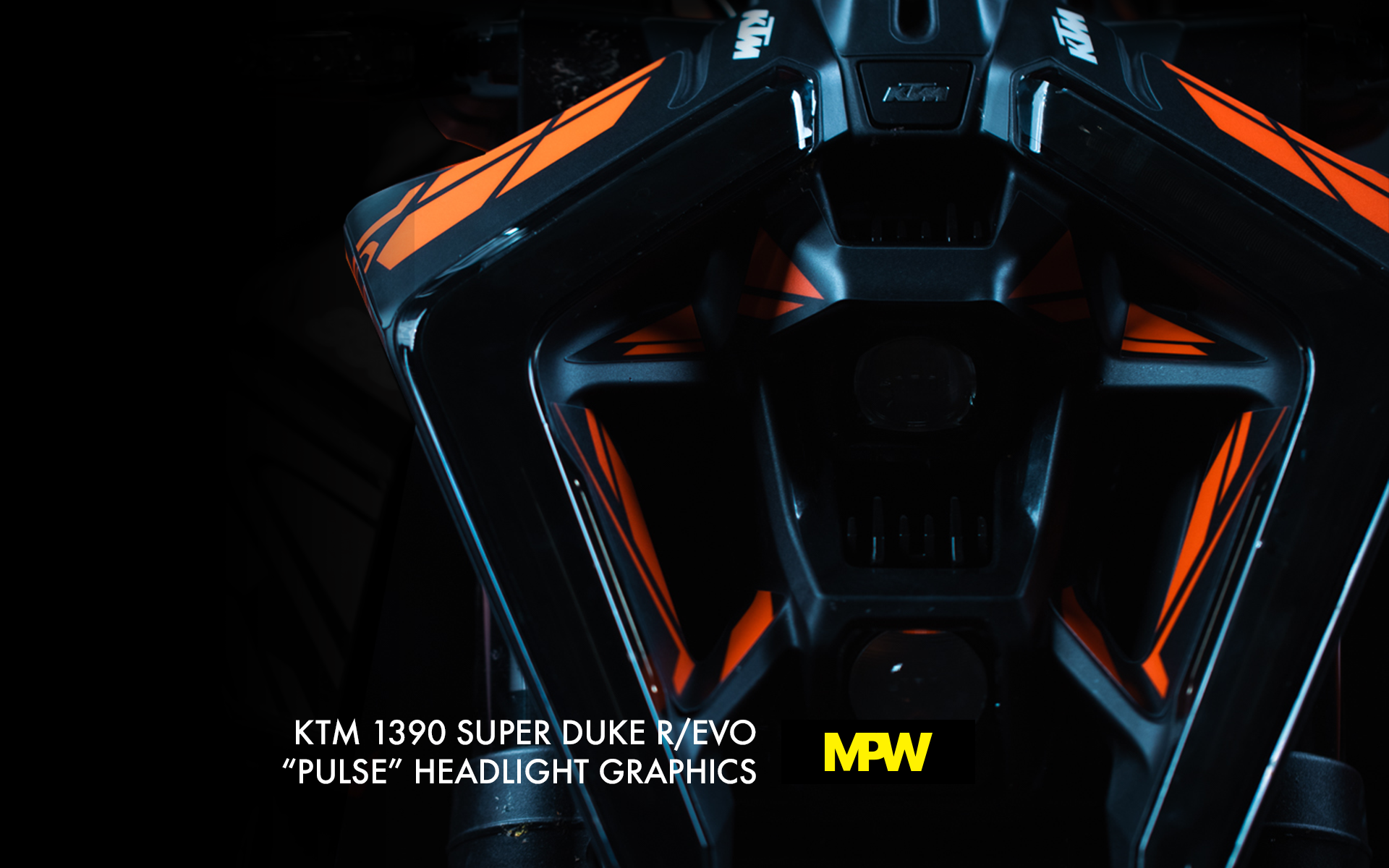 Frontlykt Grafikk - "Pulse" - KTM 1390 Super Duke R/Evo