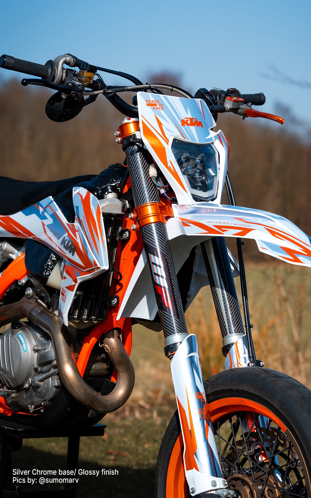 KTM SX / SX-F DEKOR - „Ripple“ (Marv Chrome)