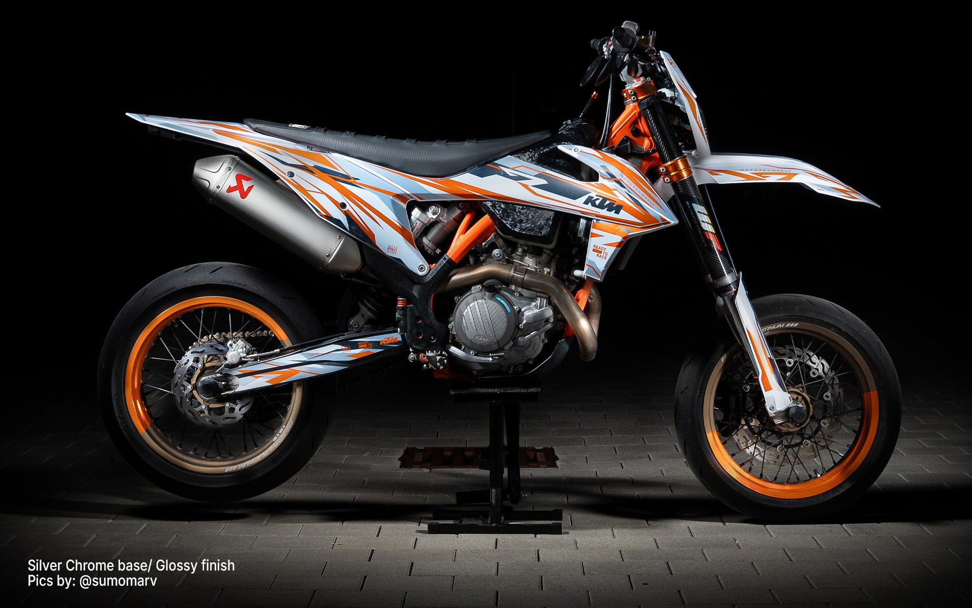 KTM SX / SX-F DEKOR - „Ripple“ (Marv Chrome)
