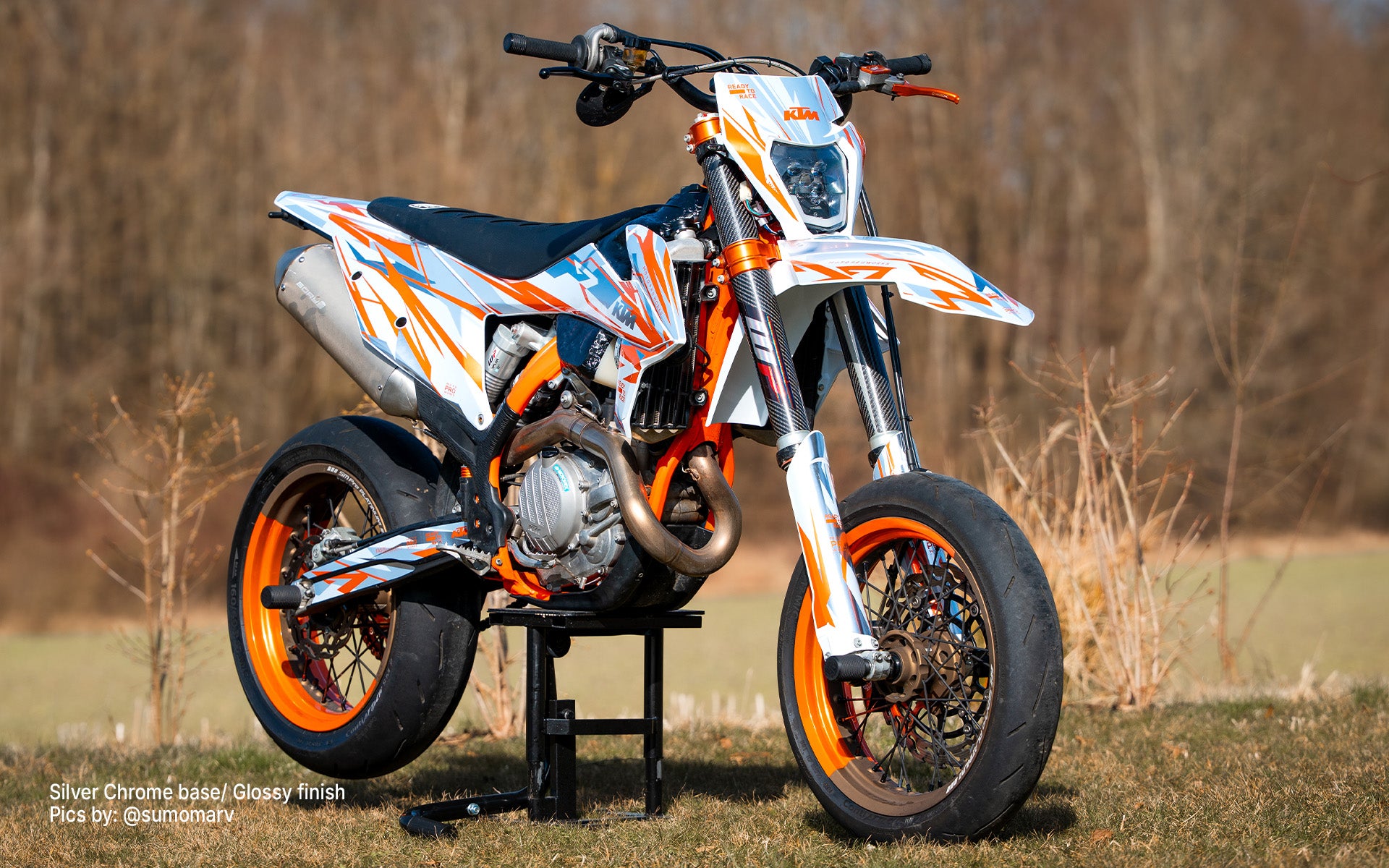 KTM SX / SX-F DEKOR - „Ripple“ (Marv Chrome)