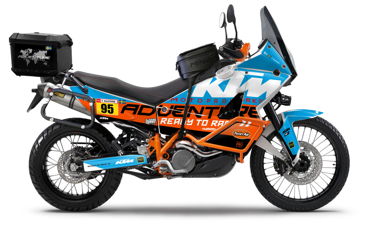 KTM 950/990 Adventure KITS DÉCO - "WAYPOINTER" (ocean)