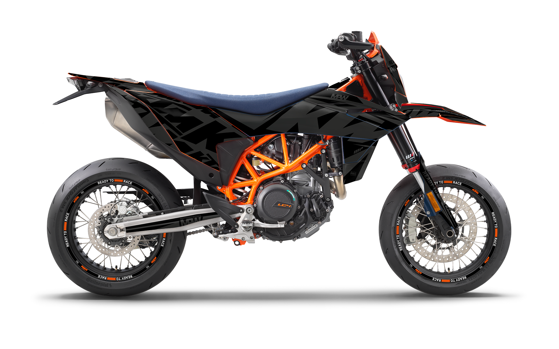 KTM 690 SMC-R 2026 GRAPHICS - "Kickdrift" (Black)