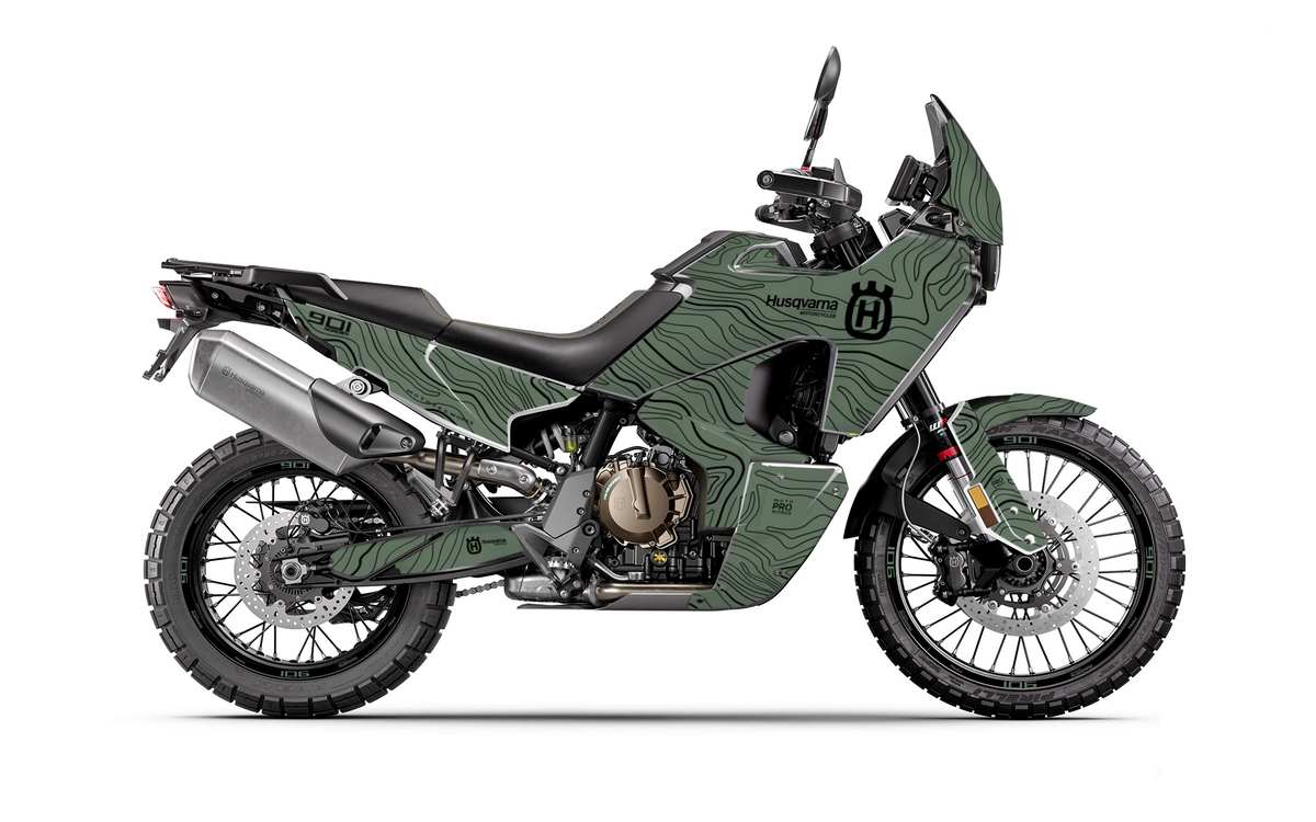 HUSQVARNA Norden 901 GRAPHICS - "Topography" (Moss) - MotoProWorks