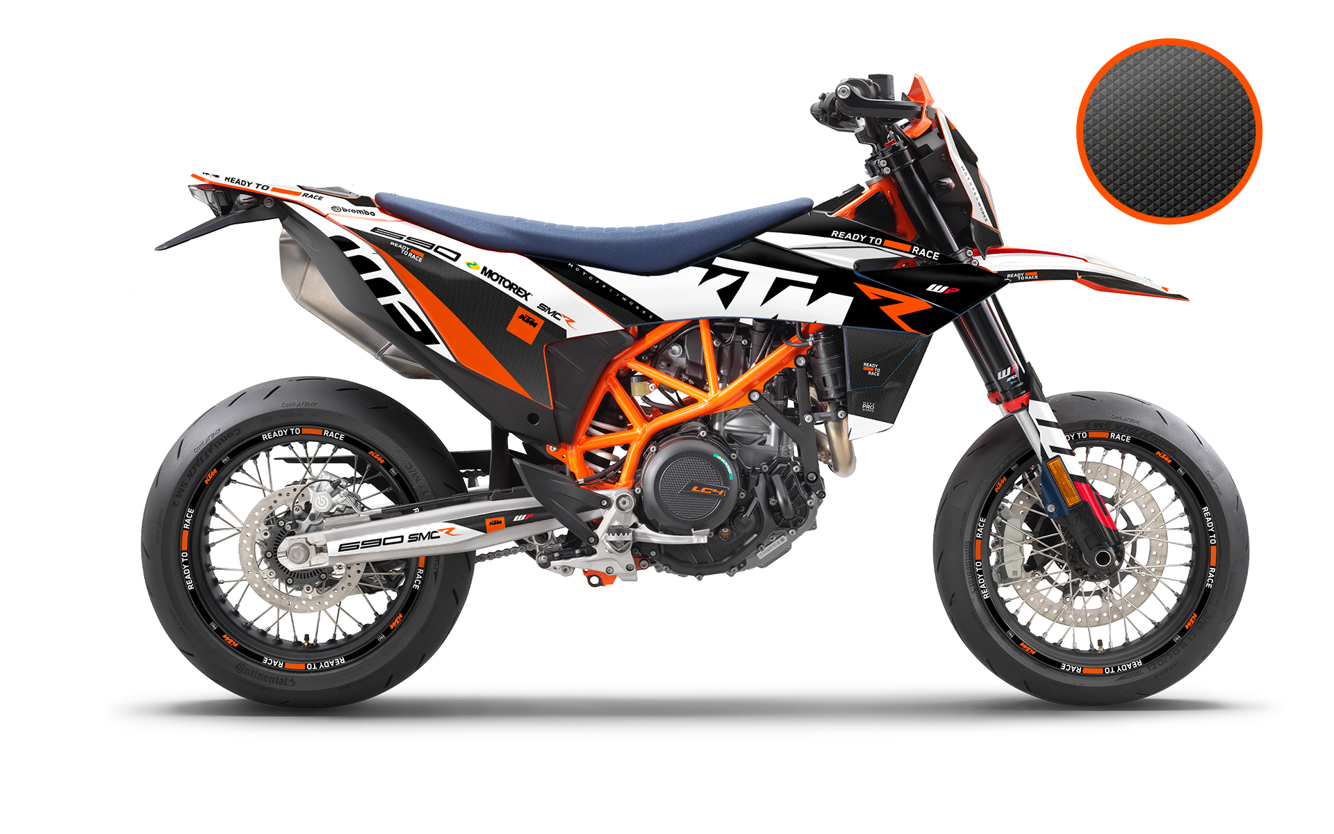 KTM 690 SMC-R 2026 GRAFIKK - "RR-Tech 2.0.2.2" (Hvit)