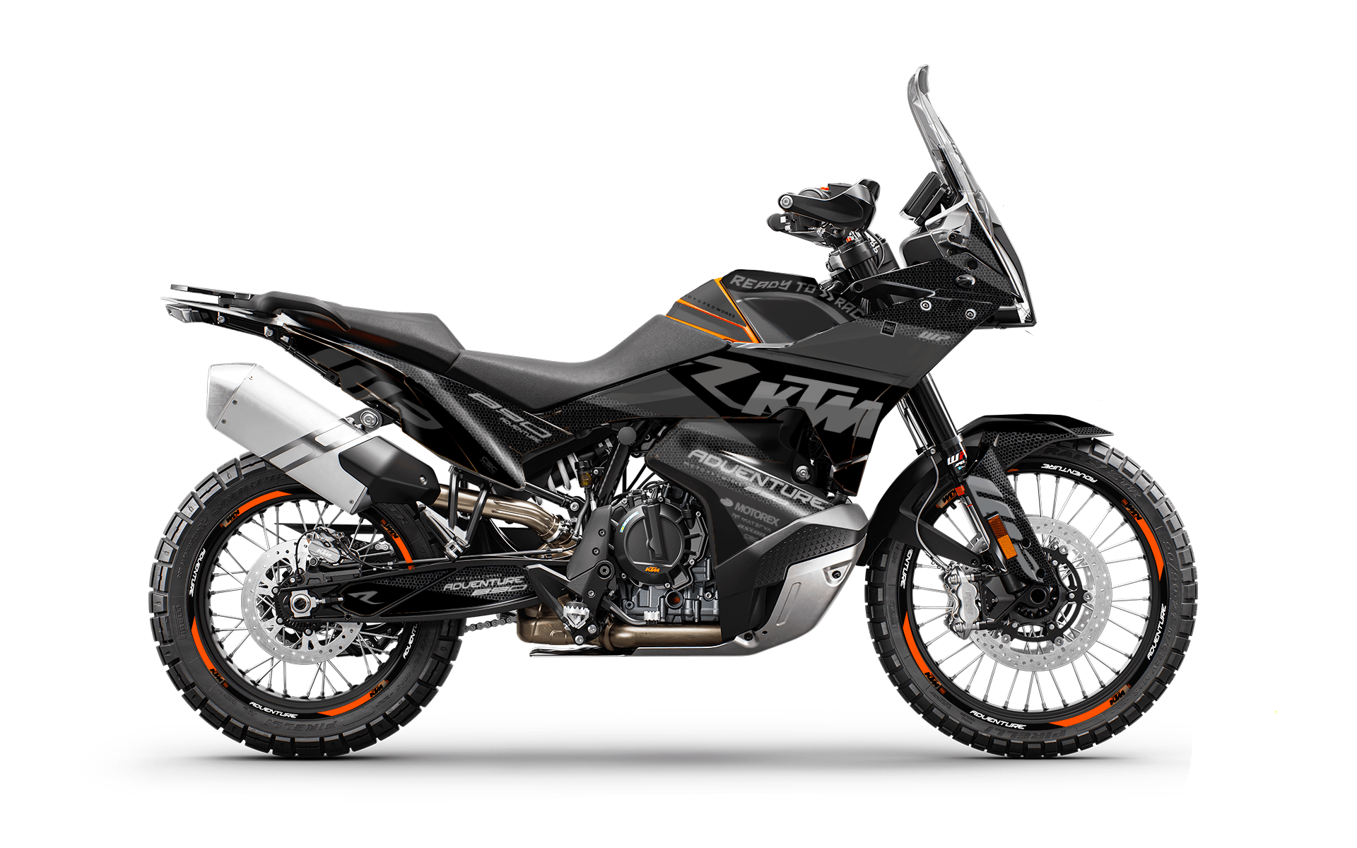 KTM 790/890 Adventure R/S 2023-2024 GRAPHICS - "RR Tech" (Black) - MotoProWorks