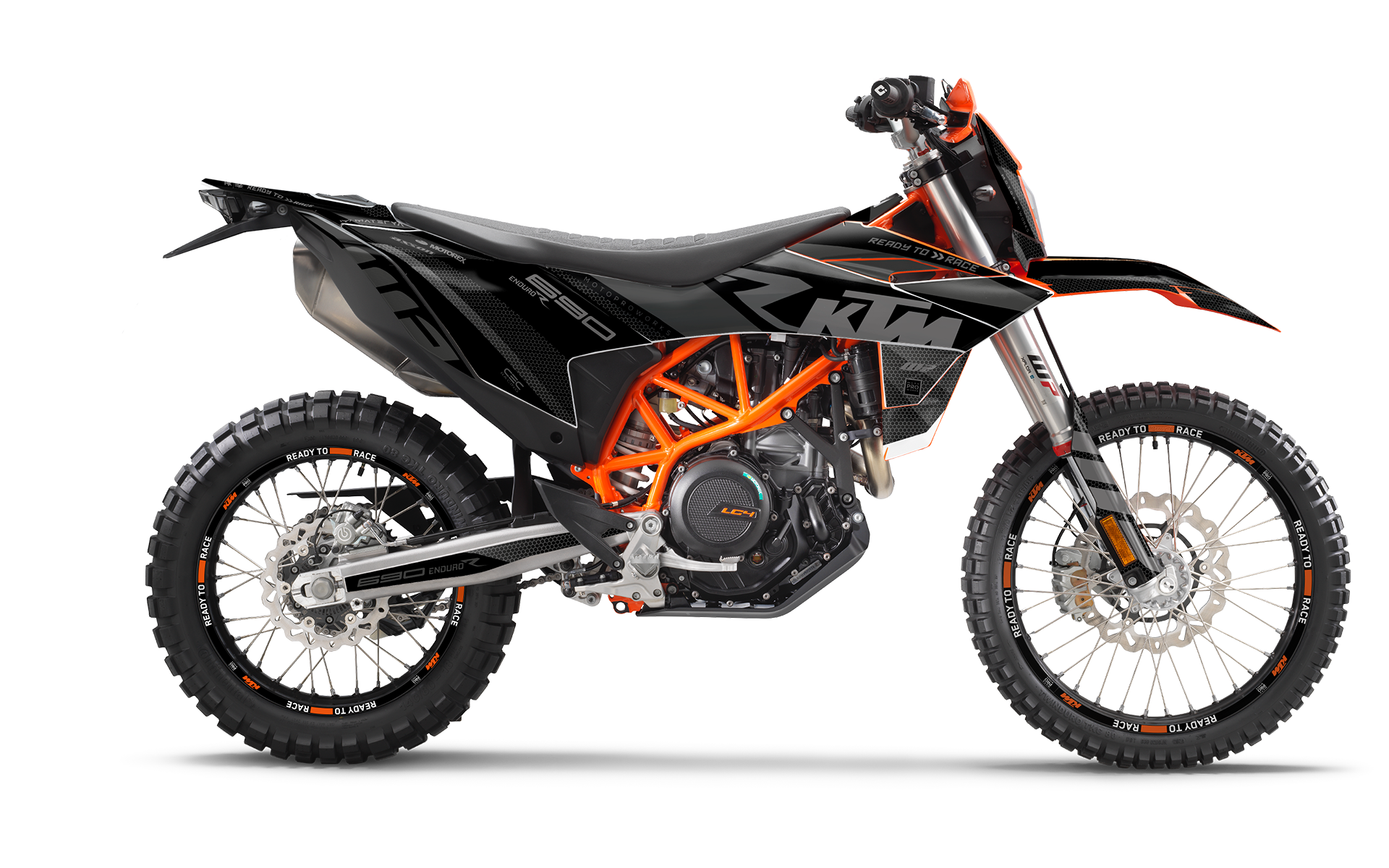 KTM 690 Enduro R 2026 GRAPHICS - "RR-Tech" (Black)