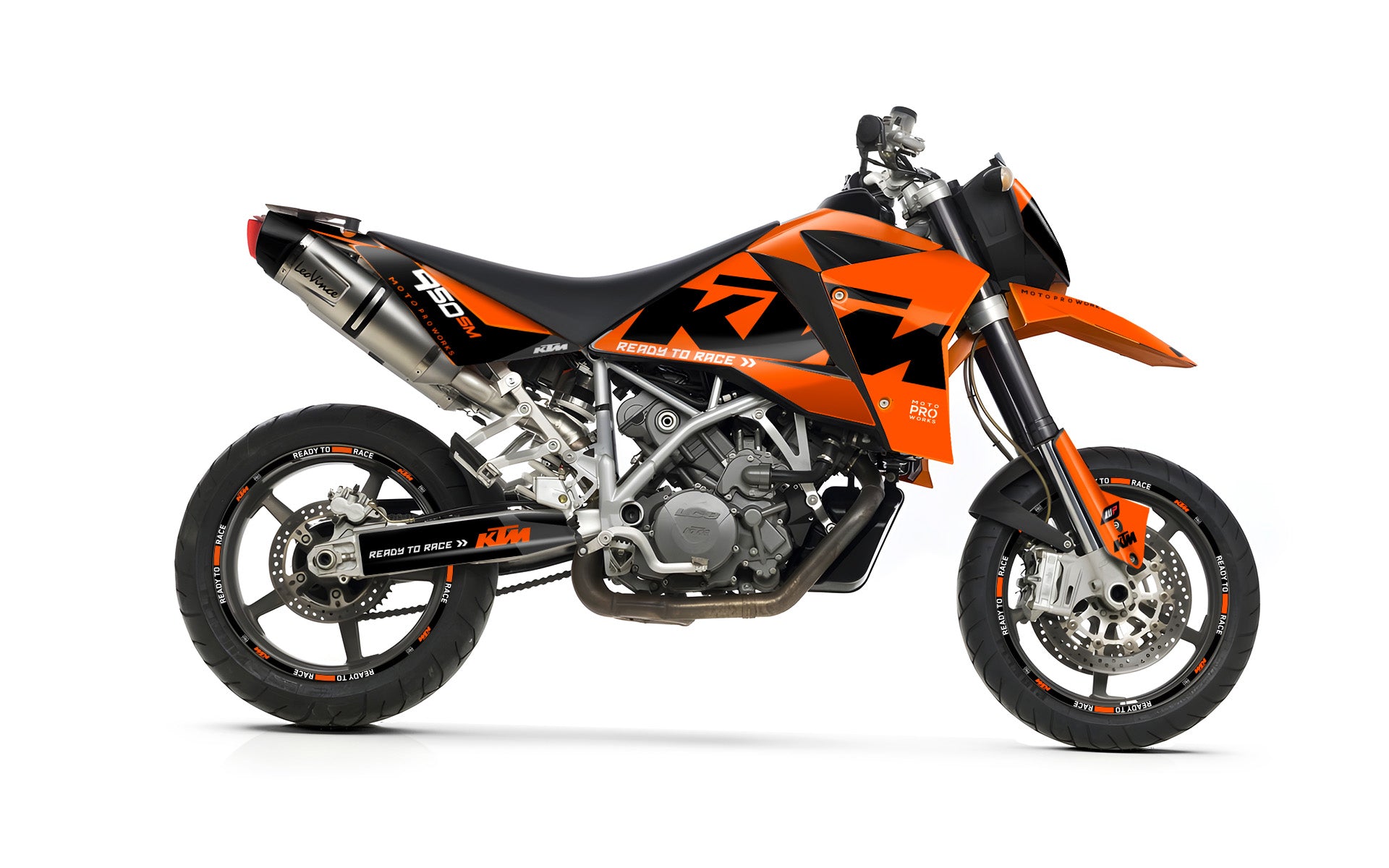 KTM 950 SM / SMR GRÁFICOS - "Readyone" (Laranja/Preto)
