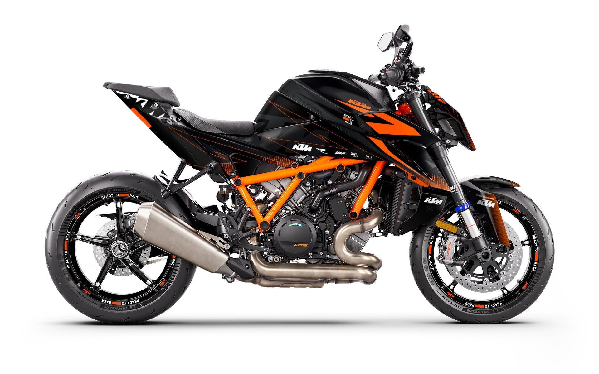 KTM 1390 Super Duke R/Evo GRAPHICS - "Revel" (Black) - MotoProWorks