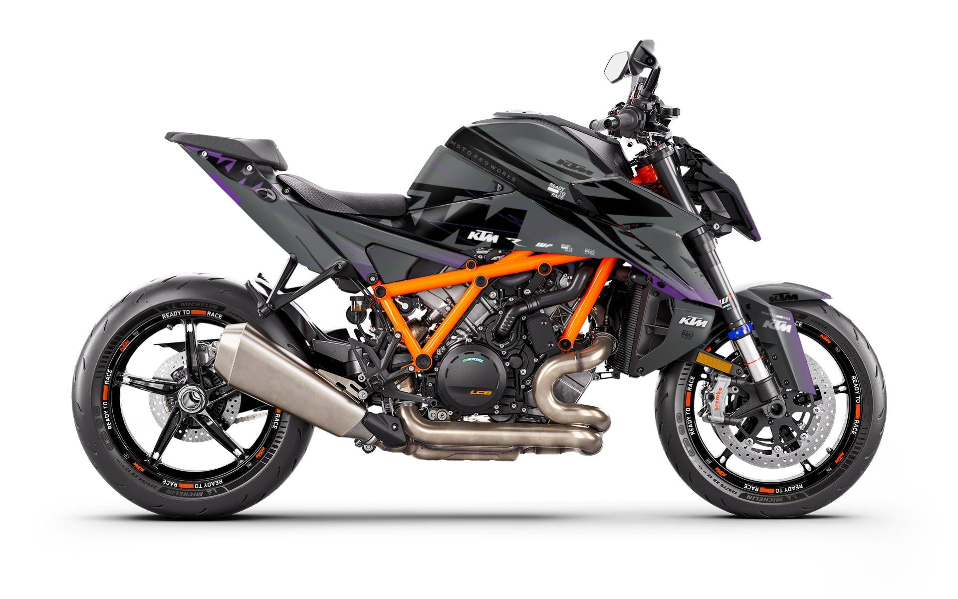 KTM 1390 Super Duke R/Evo GRAPHICS - "Revel" (Grey) - MotoProWorks