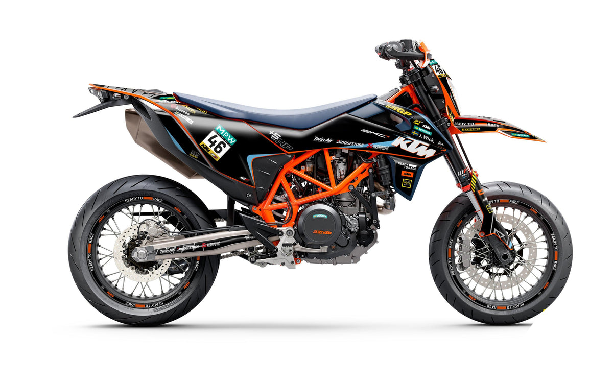 KTM 690 Enduro GRAPHICS - "SMGP" (Black) - MotoProWorks