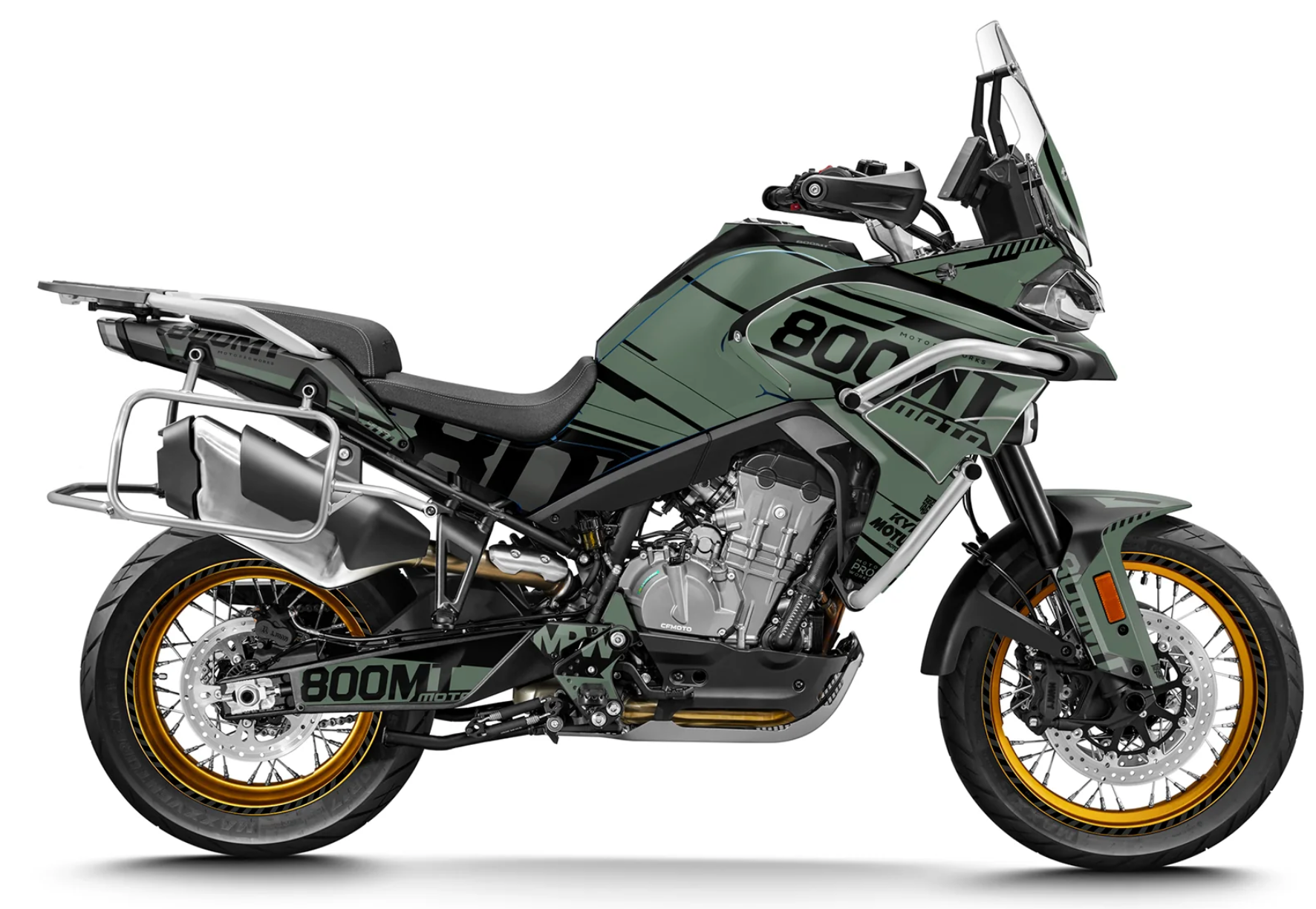 *OUTLET!* CFMOTO 800 MT DEKALKIT - "Archer" (Mossa) - MATTE - Ref.23138