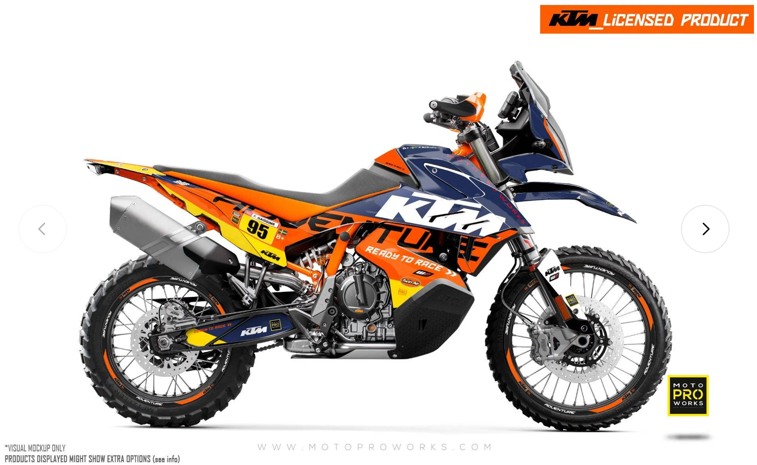 *OUTLET!* KTM 790 Adventure R GRAPHICS - "Waypointer" (Dawn) - GLOSSY - ref.22796