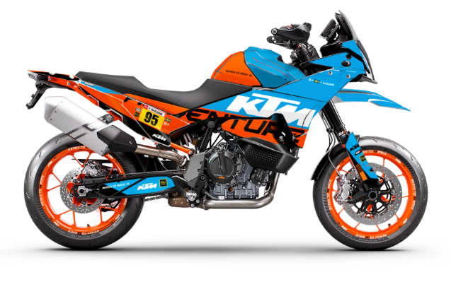*OUTLET!* GRAFICHE KTM 890 SMT 2023-2025 - "Waypointer" (Ocean) - LUCIDO - Rif.28649