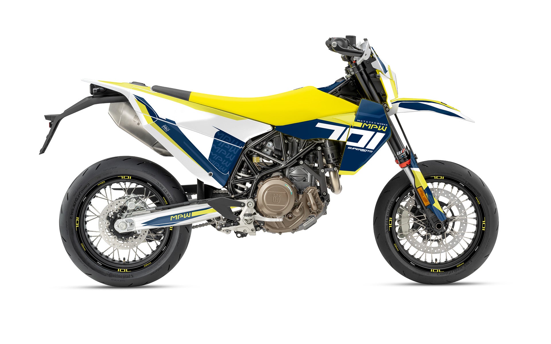 Husqvarna 701 2026 KITS DÉCO - « Sevenoh » (Bleu/Blanc)