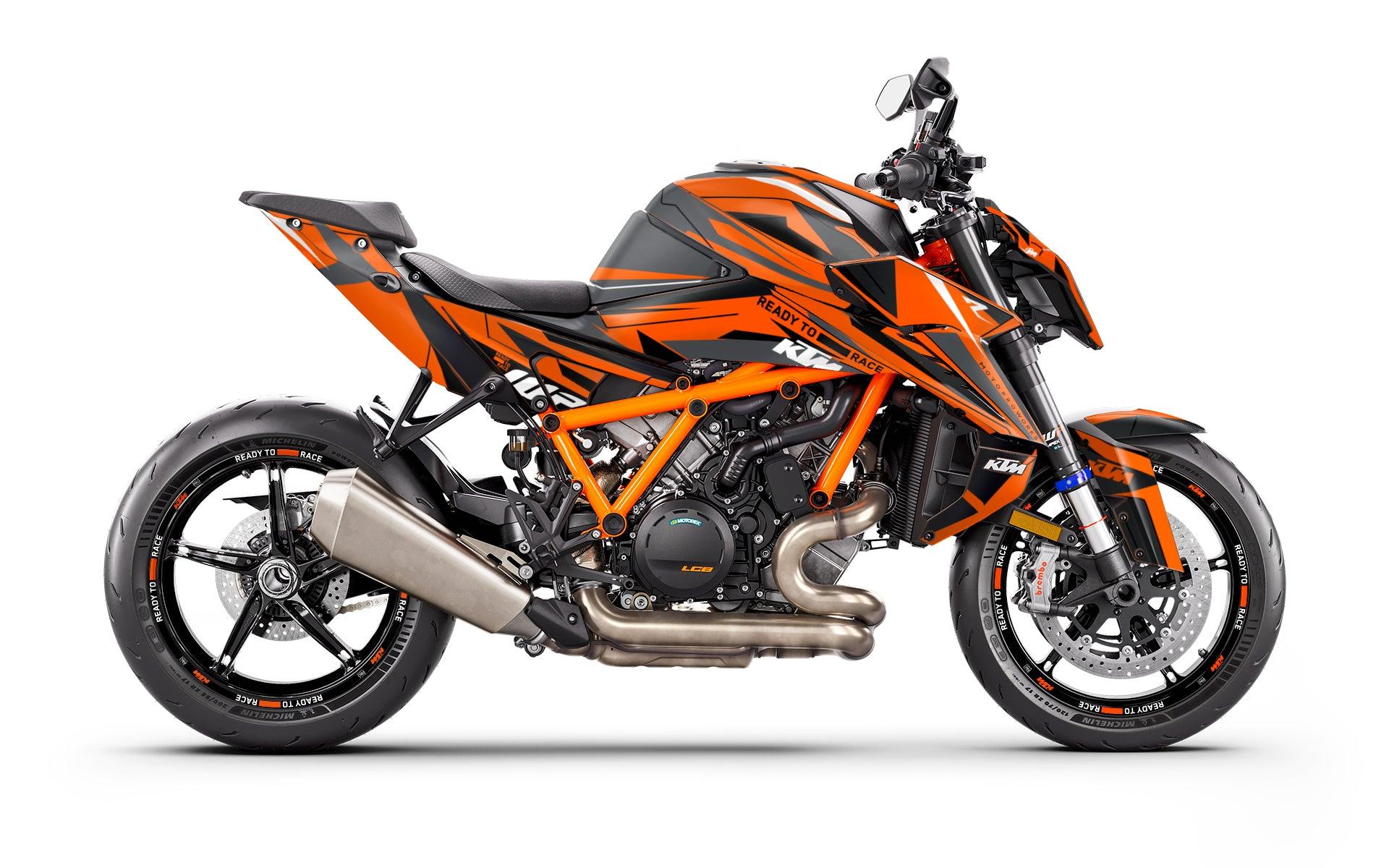 KTM 1390 Super Duke R/Evo GRAPHICS - "Shapeshifter" (Orange) - MotoProWorks