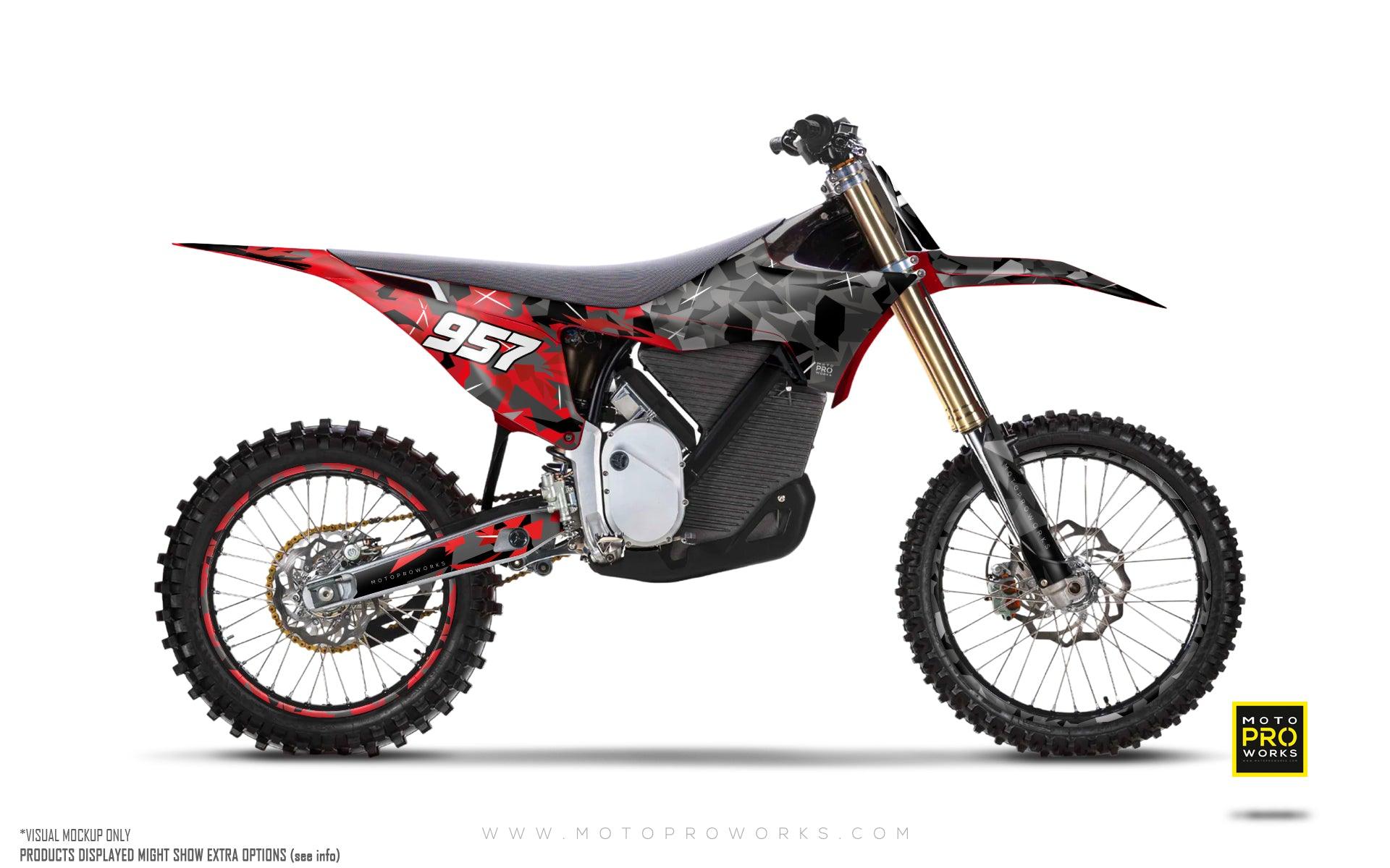 Stark Future - VARG GRAPHICS - "Flake" (Black/Red) - MotoProWorks