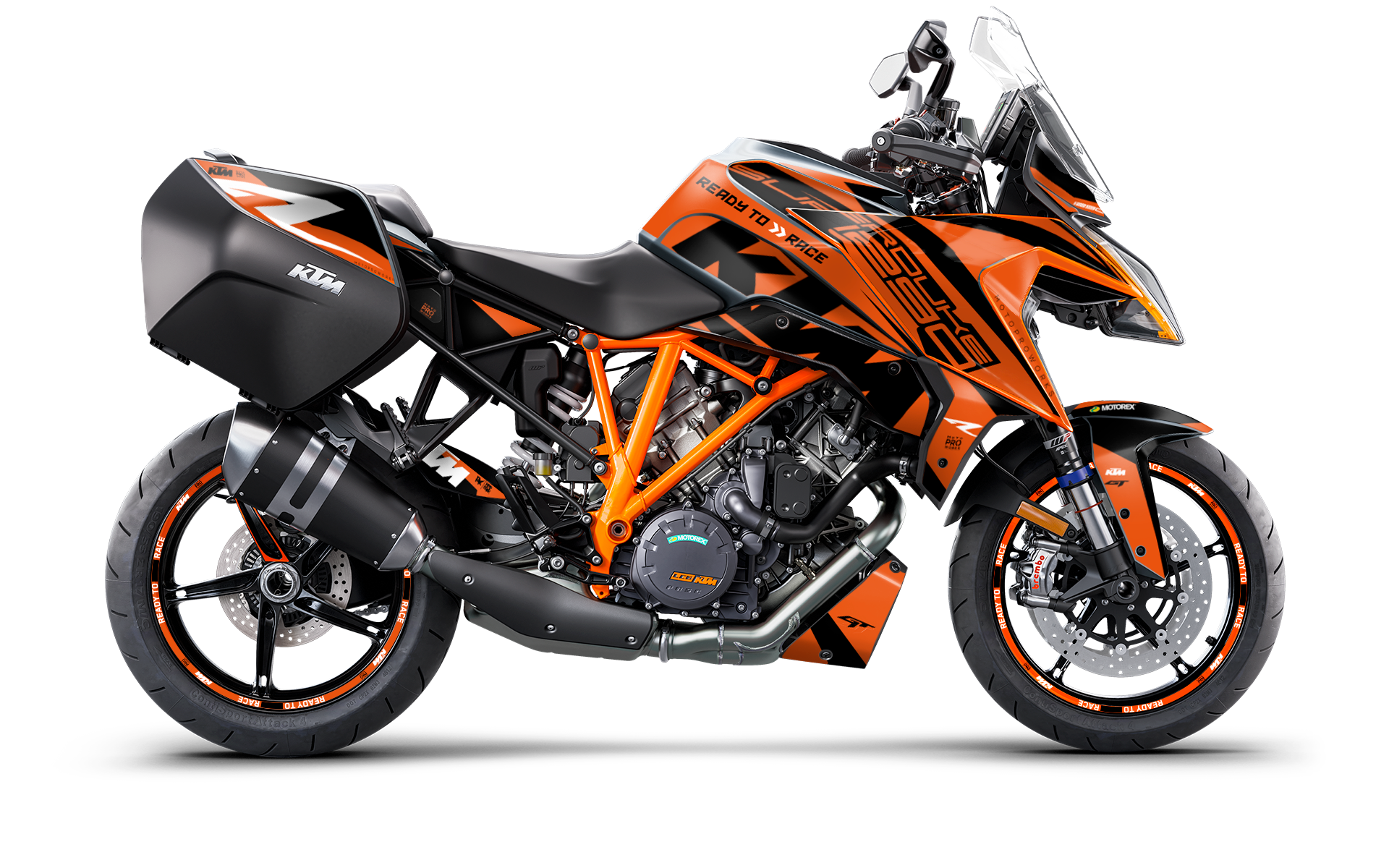 KTM 1290 Super Duke GT 2019-2024 GRÁFICOS - "Torque" (Laranja)