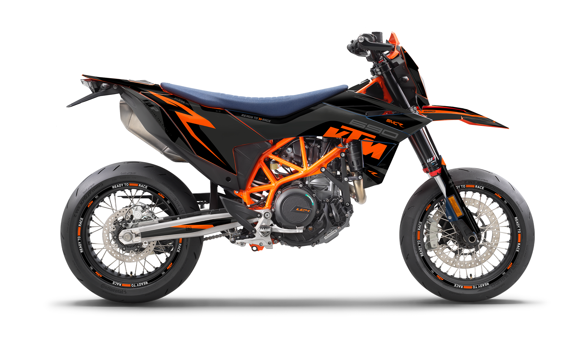 KTM 690 SMC-R 2026 GRAPHICS - "Torque" (Black/Orange)