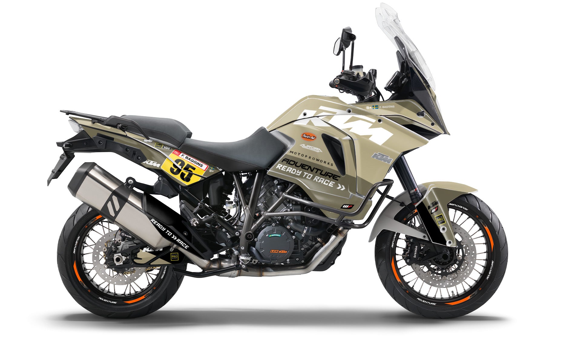 KTM 1290 Super Adventure 2015-2016 GRÁFICOS - "Waypointer" (Sand)