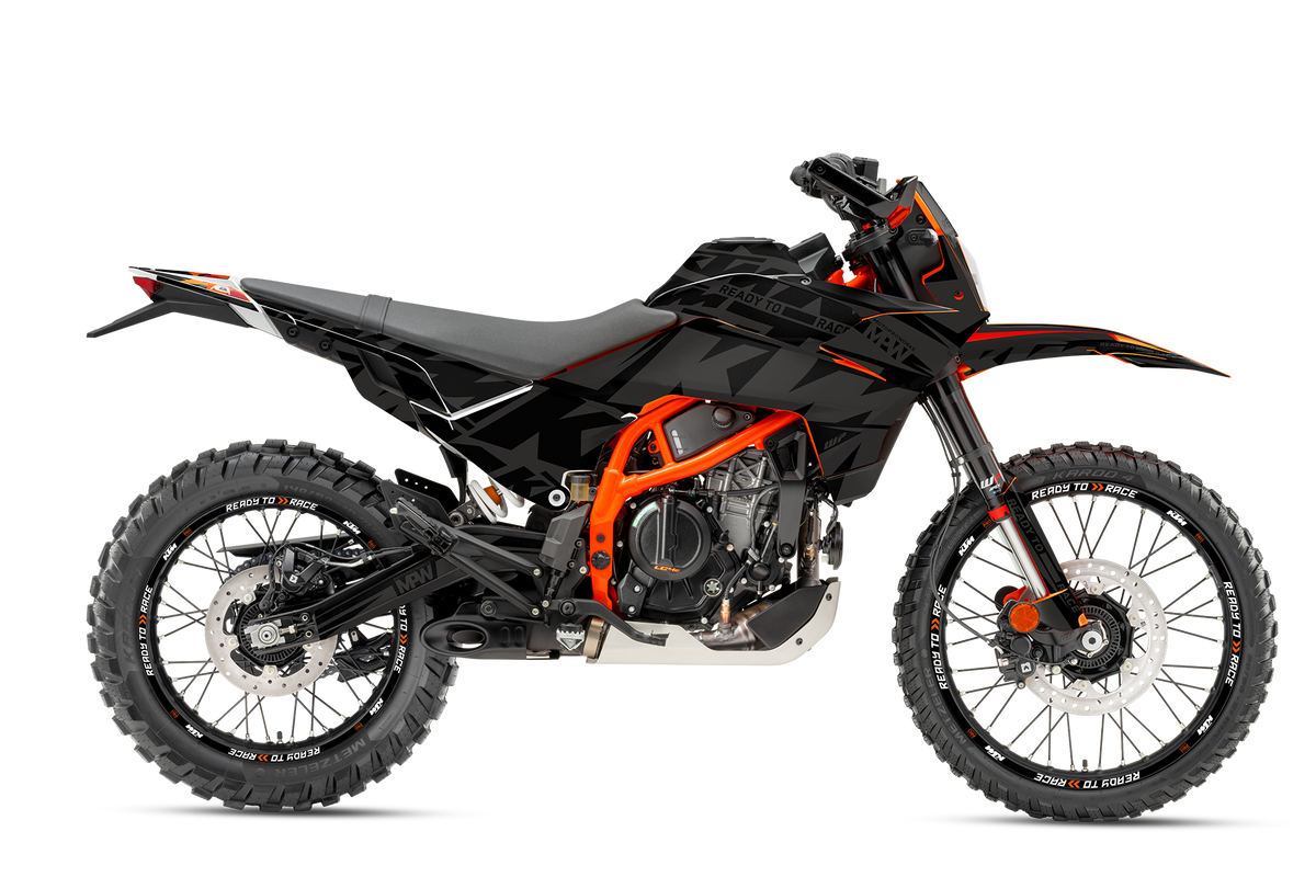 KTM 390 Enduro R GRAPHICS - "Kickdrift" (Black)