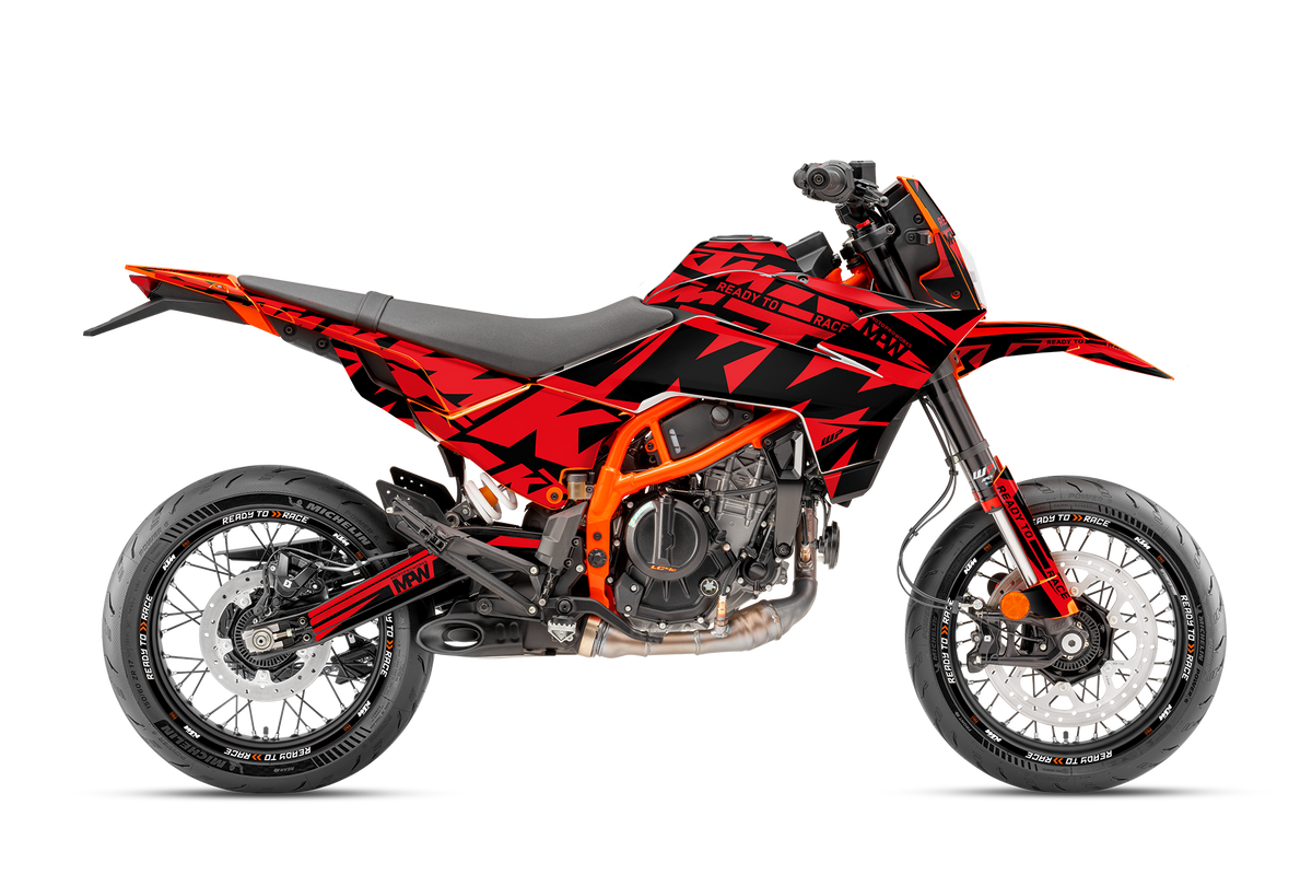 KTM 390 SMC-R DEKOR - "Kickdrift" (Rot)