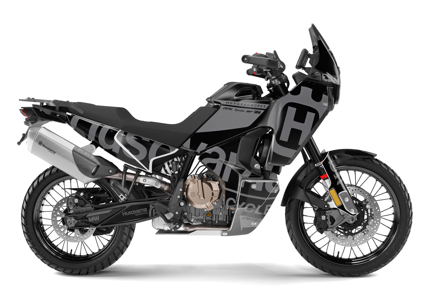 HUSQVARNA Norden 901 GRAFIKK - «Manifesto» (Svart)