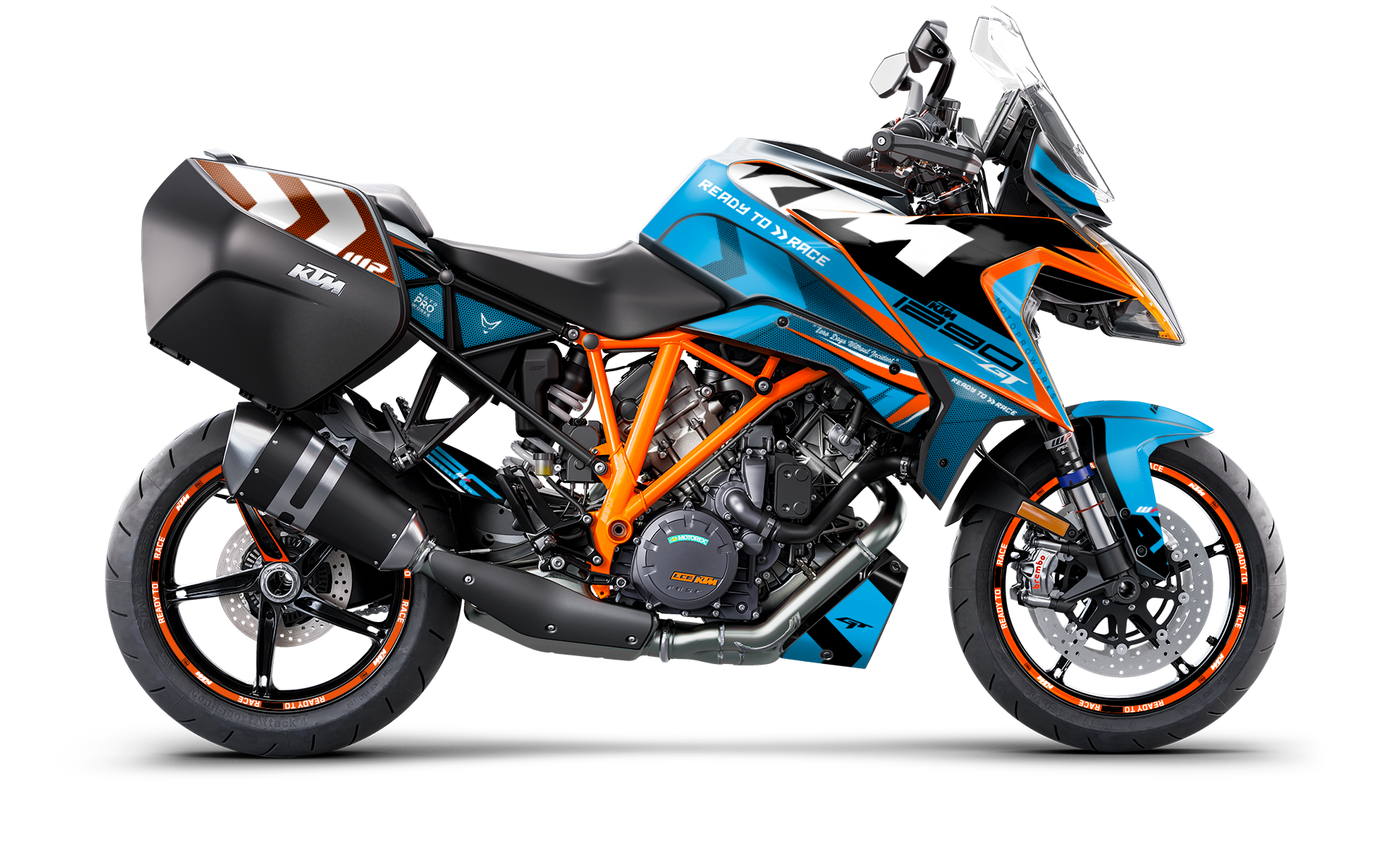 KTM 1290 Super Duke GT GRÁFICOS - "Rasorblade" (Azul)
