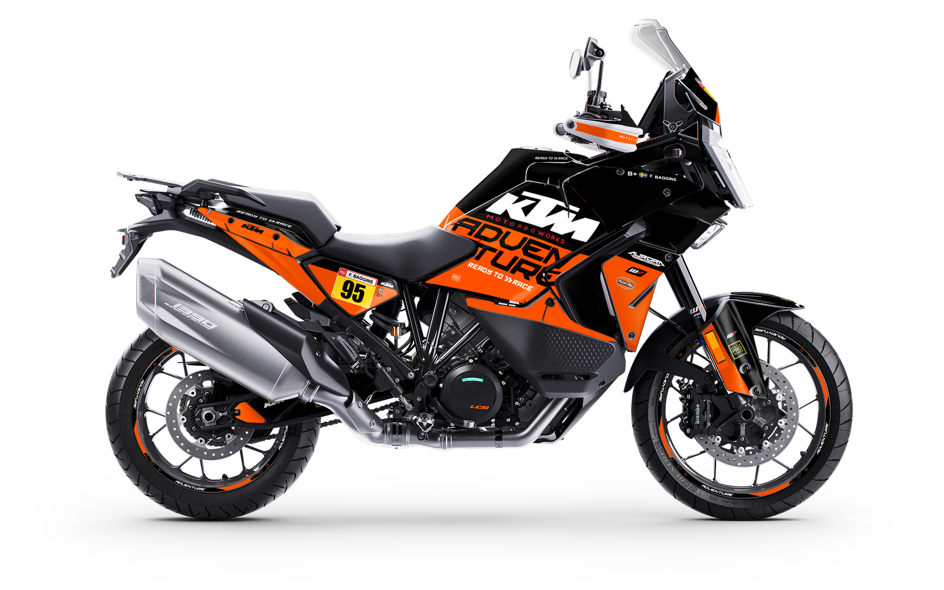 KTM 1390 Super Adventure GRAPHICS - "Waypointer" (Midnight)