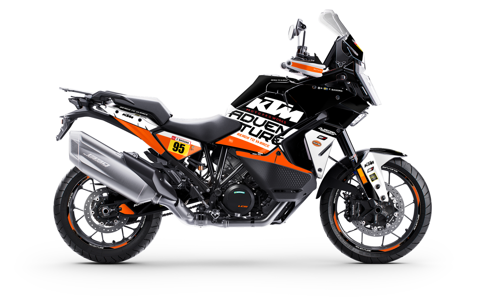 KTM 1390 Super Adventure Graphics – Waypointer Night | By MotoProWorks