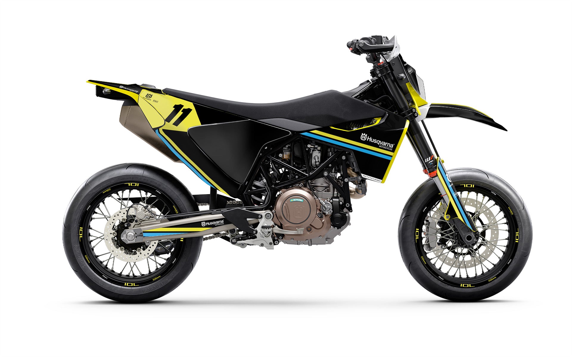 Husqvarna 701 GRÁFICOS - "Duoline" (Preto)