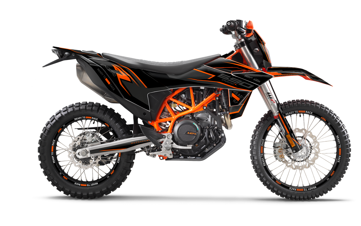 KTM 690 Enduro R 2026 DEKOR - "District" (Grau)